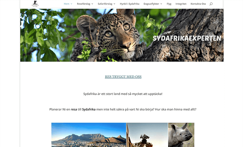 Sydafrikaexperten old website